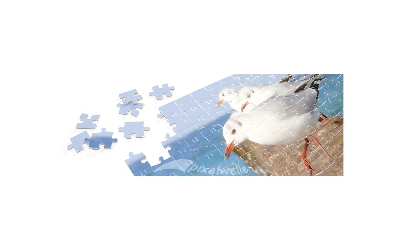 Puzzle "Morgengymnastik am Strand"