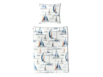 Maritime - Bettwäsche 135/200 Segelboote
