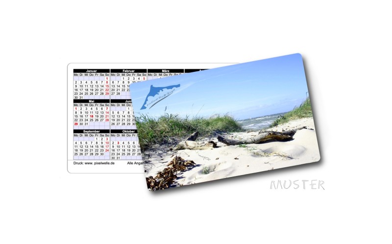 Plastik - Taschen - Kalender 2025 verschiedenen Ostsee-Motiv