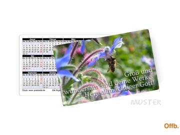 Plastik - Taschen - Kalender 2025 verschiedenen chrlstlichen-Motiv