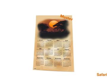 Stoff-Kalender 2023 mit verschiedenen Afrika-Natur-Motiven