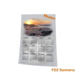 Stoff-Kalender 2025 mit verschiedenen FDZ-Motiven