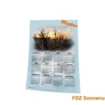 Stoff-Kalender 2025 mit verschiedenen FDZ-Motiven