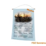 Stoff-Kalender 2024 mit verschiedenen FDZ-Motiven