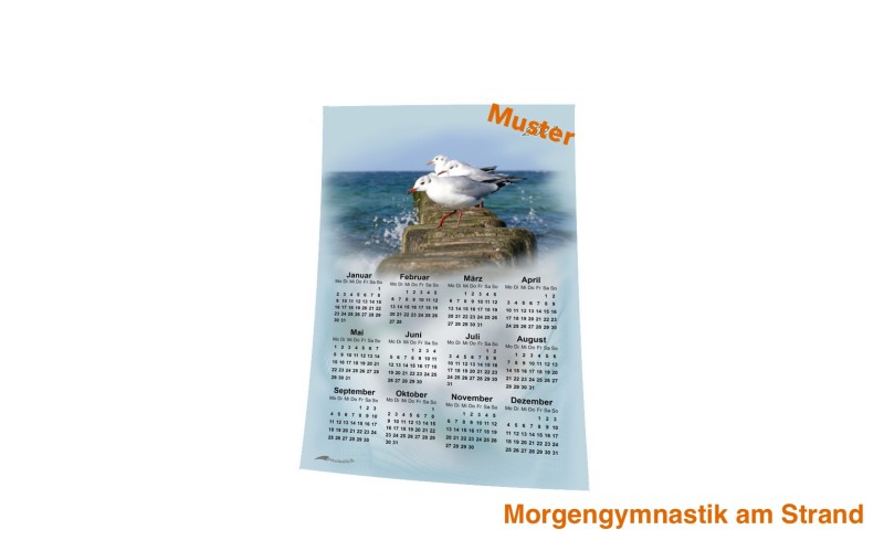 Stoff-Kalender 2025 mit verschiedenen FDZ-Motiven
