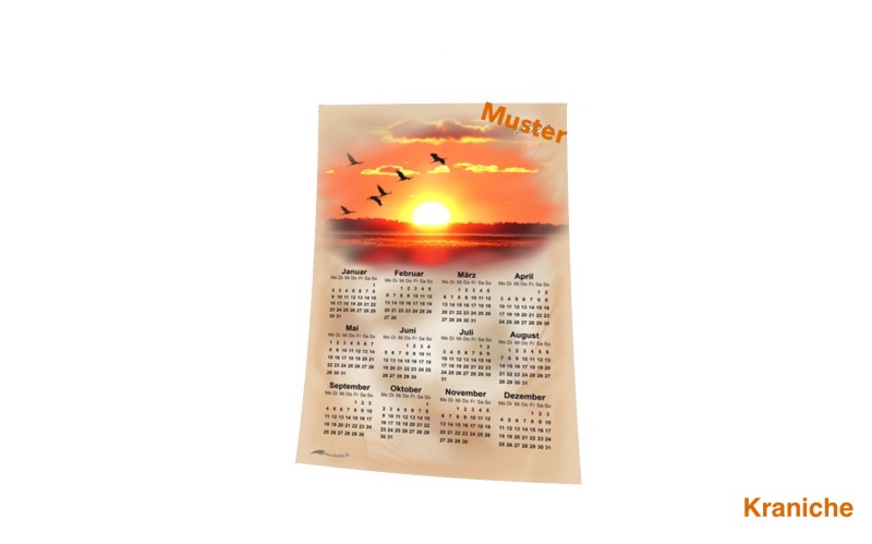 Stoff-Kalender 2025 mit verschiedenen FDZ-Motiven