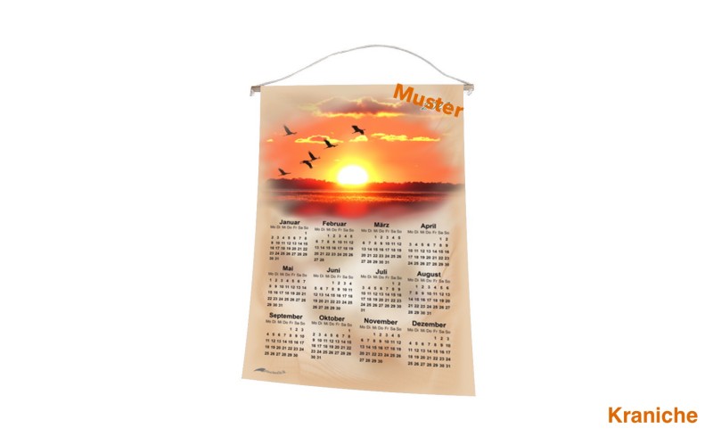 Stoff-Kalender 2025 mit verschiedenen FDZ-Motiven