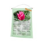 Stoff-Kalender 2024 mit verschiedenen Blumen-Motiven