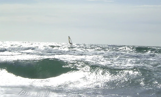 Foto Surfer auf der Ostsee